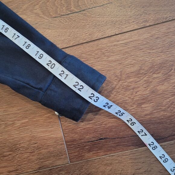 Bulwark FR Excel Womens S Reg Black Long Sleeve Button Shirt Pockets SLU3NVB - Picture 12 of 13